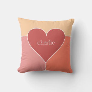 Cojín Decorativo Almohadones personalizados con monograma y patrón 