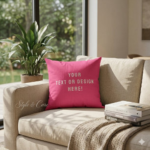 Cojín Decorativo Almohadones personalizados rosados – Únicos y eleg