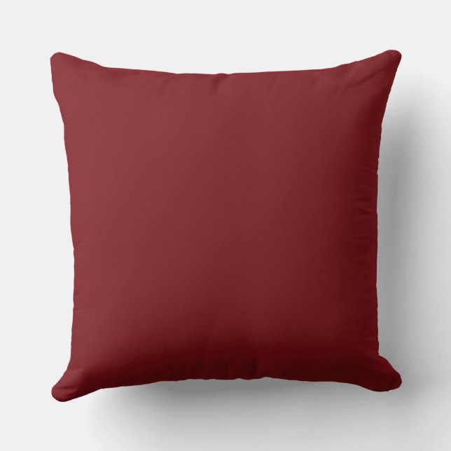 Cojín Decorativo Almohadones Rojo Intenso (Reverso )