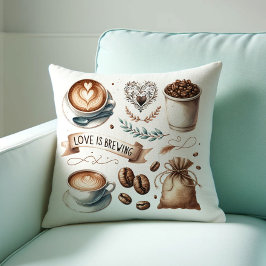 Cojín Decorativo Almohadones Temáticos de Café House