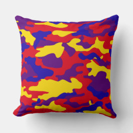 Cojín Decorativo Almohadones Vibrantes de Camuflaje