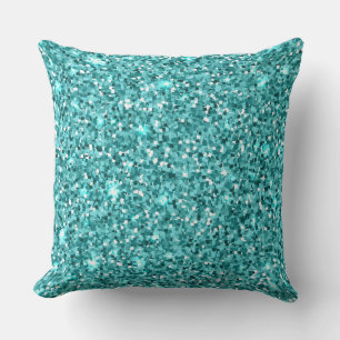 Cojín Decorativo Almohín azul del brillo
