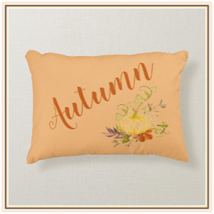 Cojín Decorativo Almohín de acento de la calabaza de color de la pi