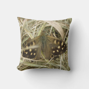 Cojín Decorativo Almohín de mariposa de madera afilada