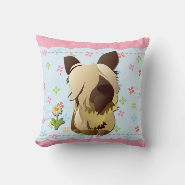 Cojín Decorativo Almohín de perro lindo (Anverso)
