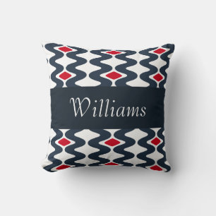 Cojín Decorativo Almohín rojo y azul