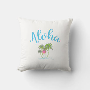 Cojín Decorativo Aloha Bebe Estilo Hawái Verano Único