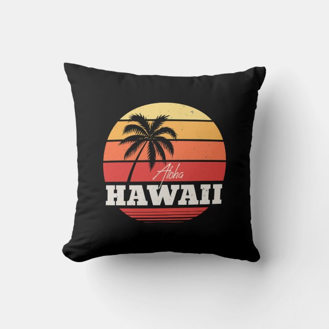 Cojín Decorativo Aloha Hawaii (Anverso)