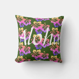 Cojín Decorativo Aloha Rainbow Hibiscus