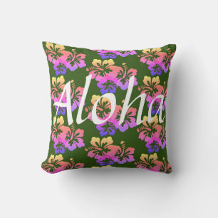 Cojín Decorativo Aloha Rainbow Hibiscus