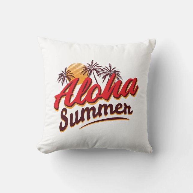 Cojín Decorativo Aloha Summer (Anverso)