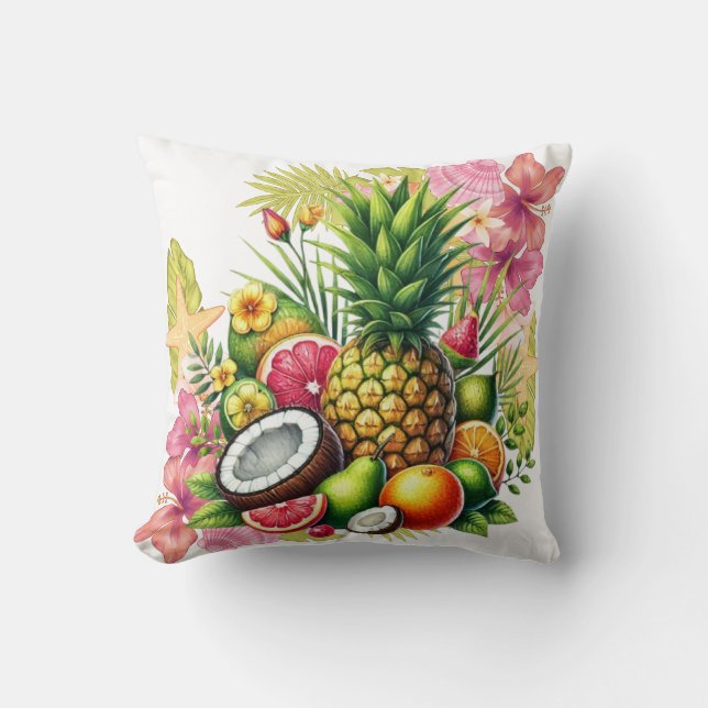 Cojín Decorativo Aloha Tropics (Anverso)