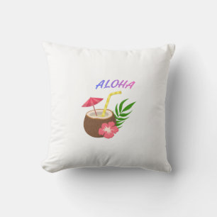 Cojín Decorativo Aloha – Vibraciones de la Isla y Energía Positiva