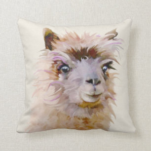 Cojín Decorativo alpaca púrpura fina
