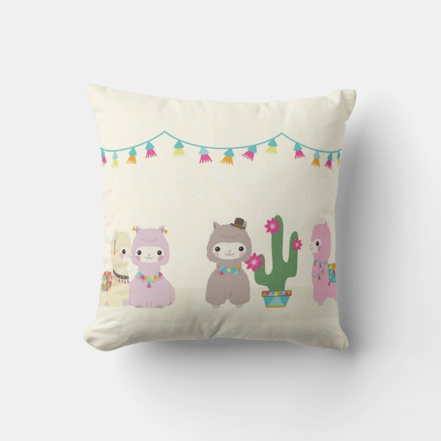 Cojín Decorativo Alpacas (Anverso)