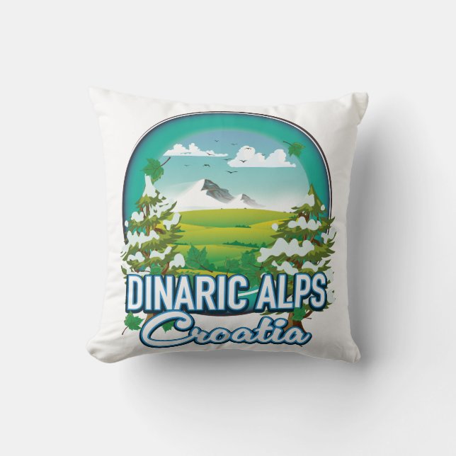 Cojín Decorativo Alpes Dináricos (Anverso)