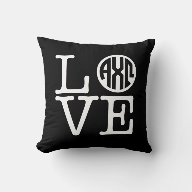 Cojín Decorativo Alpha Chi Omega | Amor (Anverso)