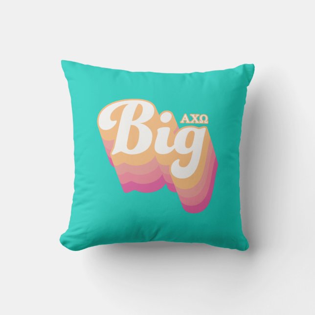 Cojín Decorativo Alpha Chi Omega | Hermana Mayor (Anverso)