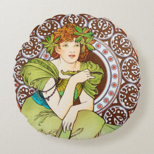 Cojín decorativo Alphonse Mucha