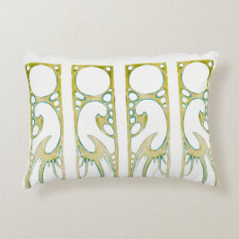 Cojín Decorativo Alphonse Mucha arte nueva franja decorativa