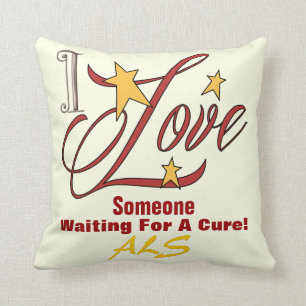 COJÍN DECORATIVO ALS Love de 20" x 20"