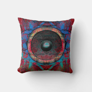 Cojín Decorativo Altavoces de música roja