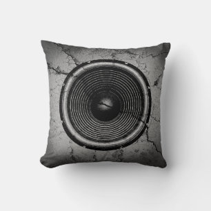 Cojín Decorativo Altavoz musical en una pared rota