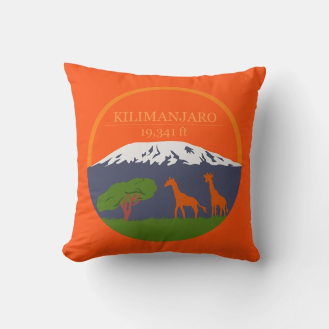 Cojín Decorativo Altitud de Kilimanjaro (Anverso)