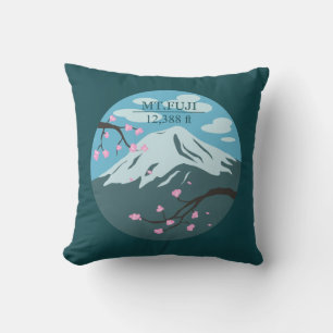 Cojín Decorativo Altitud del monte Fuji