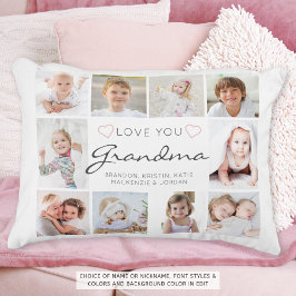 Cojín Decorativo Ama manuscrita personalizada Abuela 10 Foto