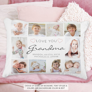 Cojín Decorativo Ama manuscrita personalizada Abuela 10 Foto