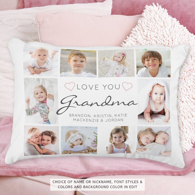 Cojín Decorativo Ama manuscrita personalizada Abuela 10 Foto (Subido por el creador)