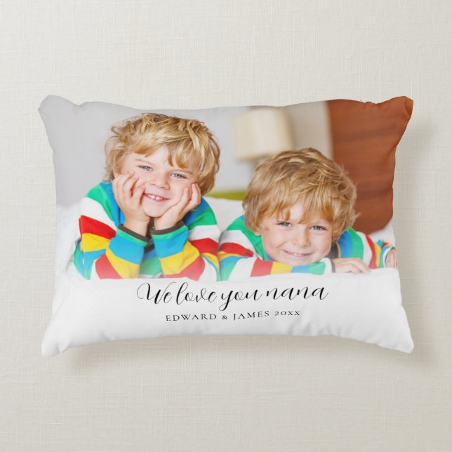 Cojín Decorativo Ama tu Personalizado Nana (Anverso)