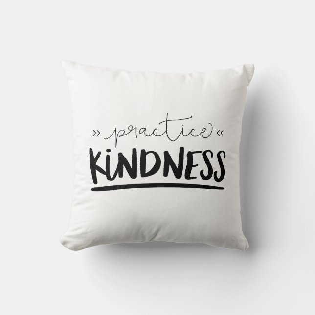 Cojín Decorativo Amabilidad práctica (Anverso)