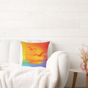 Cojín Decorativo Amanecer Arcoíris