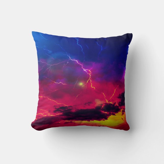 Cojín Decorativo Amanecer artístico (Anverso)