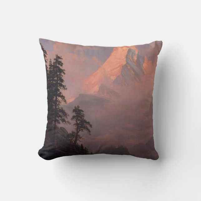 Cojín Decorativo Amanecer en el Matterhorn (Anverso)