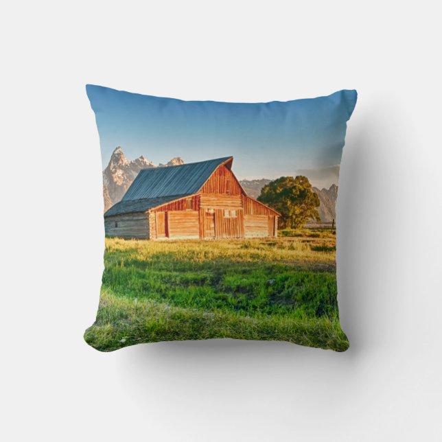 Cojín Decorativo Amanecer en Moulton Barn (Anverso)