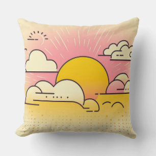 Cojín Decorativo Amanecer mágico de la mañana