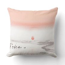 Amanecer Pastel Con Gaviotas