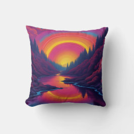 Cojín Decorativo Amanecer Sobre El Lago