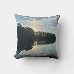 Cojín Decorativo Amanecer Sobre El Lago De Georgia