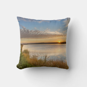 Cojín Decorativo Amanecer Sobre Humedales En Arrowwood National