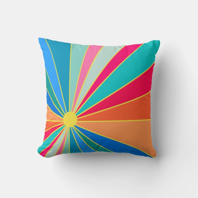 Cojín Decorativo Amanecer tropical (Anverso)