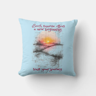 Cojín Decorativo Amanecer, Un Nuevo Día