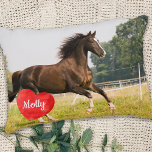 Cojín Decorativo Amante de caballos crea tu propia foto Mascota Kee<br><div class="desc">Celebra a tu mejor amigo con una Mascota personalizada Pillow. El nombre se mostrará en un hermoso corazón acuarela . Personalizar con su propia foto y nombre. Perfecto regalo para un amigo amante de los caballos, ecuestre, amante de los perros, perdedor de mascotas, incluso para la familia, amigos, hermanas, hermanos...</div>