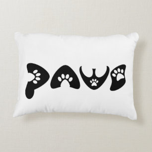 Cojín Decorativo Amante de las mascotas sintiendo