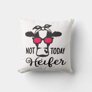 Cojín Decorativo Amante de vaca divertida granjera sassy granja agr