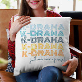 Cojín Decorativo Amante del drama coreano moderno solo un episodio 