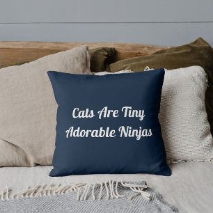 Cojín Decorativo Amantes de Animales Domésticos Divertida Mamá Gata